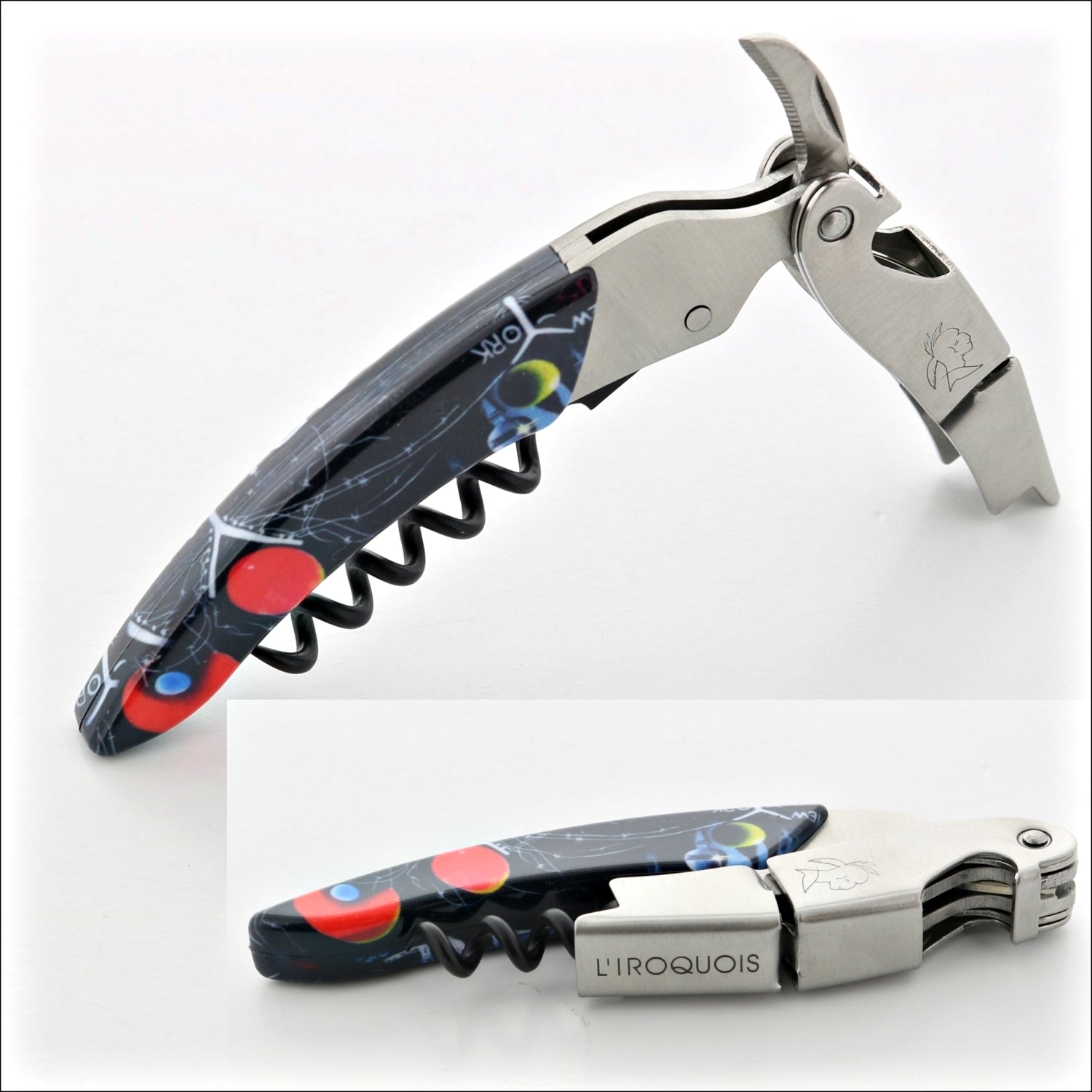 Iroquois Urban Series Two-Step Waiter's Corkscrew - Motif No.3