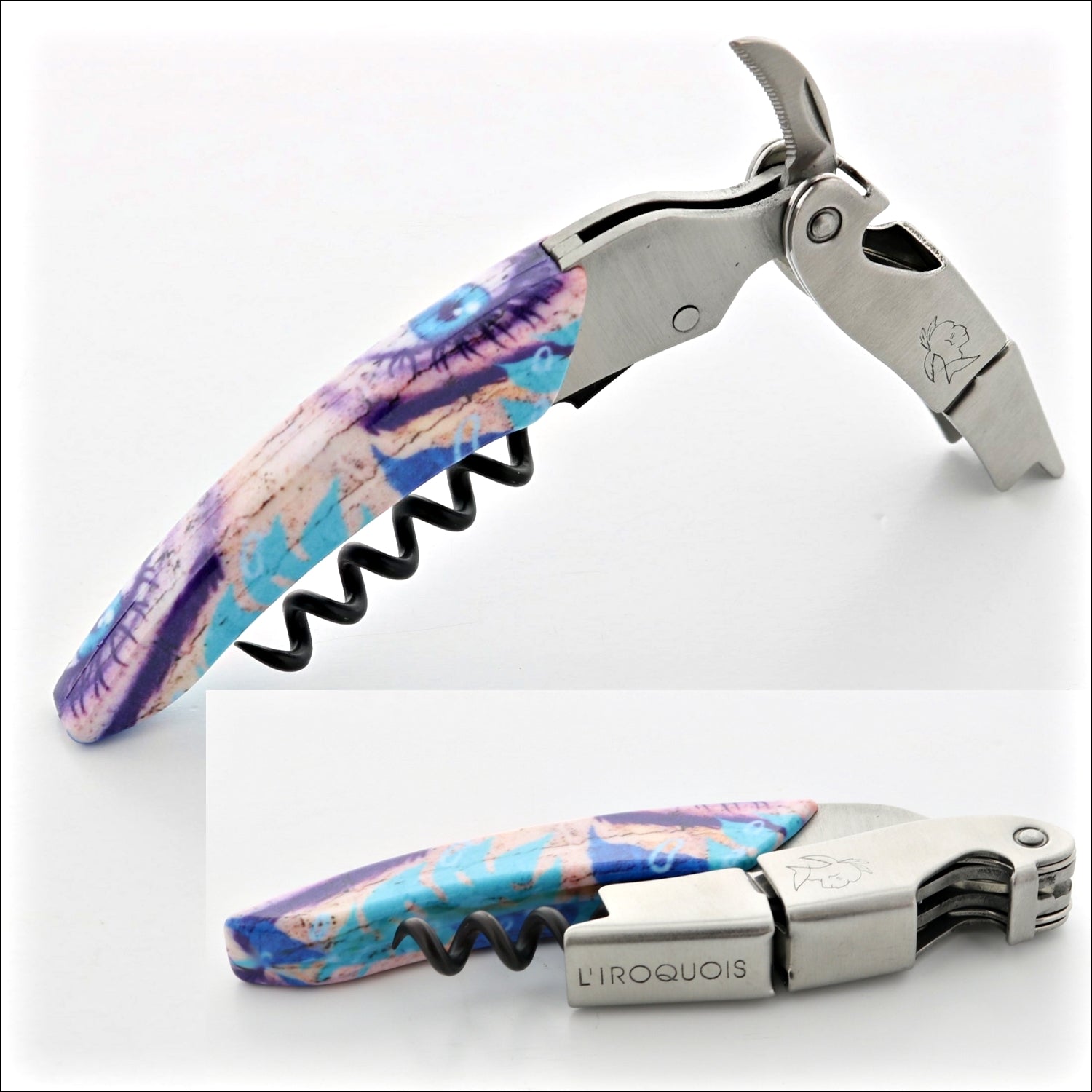 Iroquois Urban Series Two-Step Waiter's Corkscrew - Motif No.5
