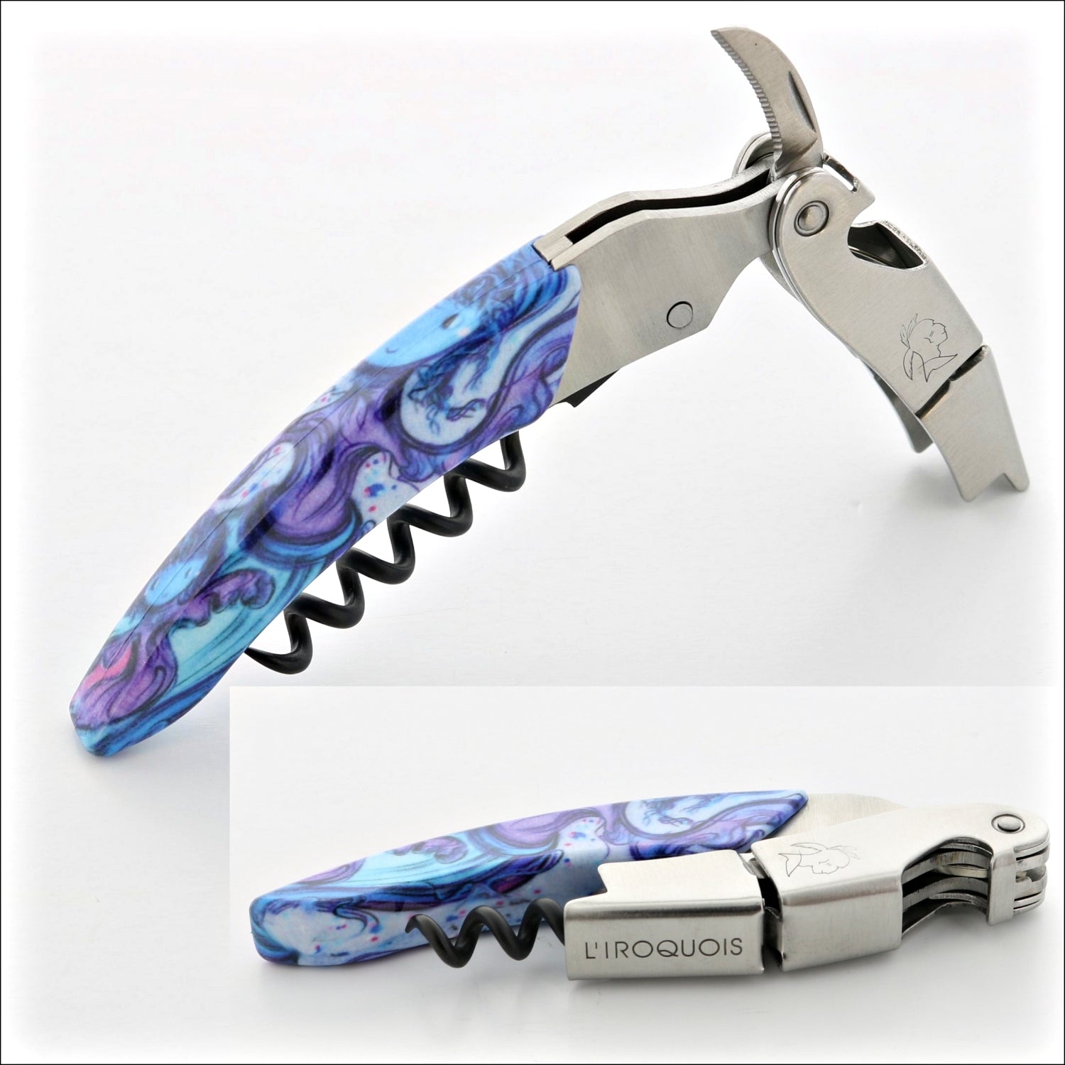 Iroquois Urban Series Two-Step Waiter's Corkscrew - Motif No.7