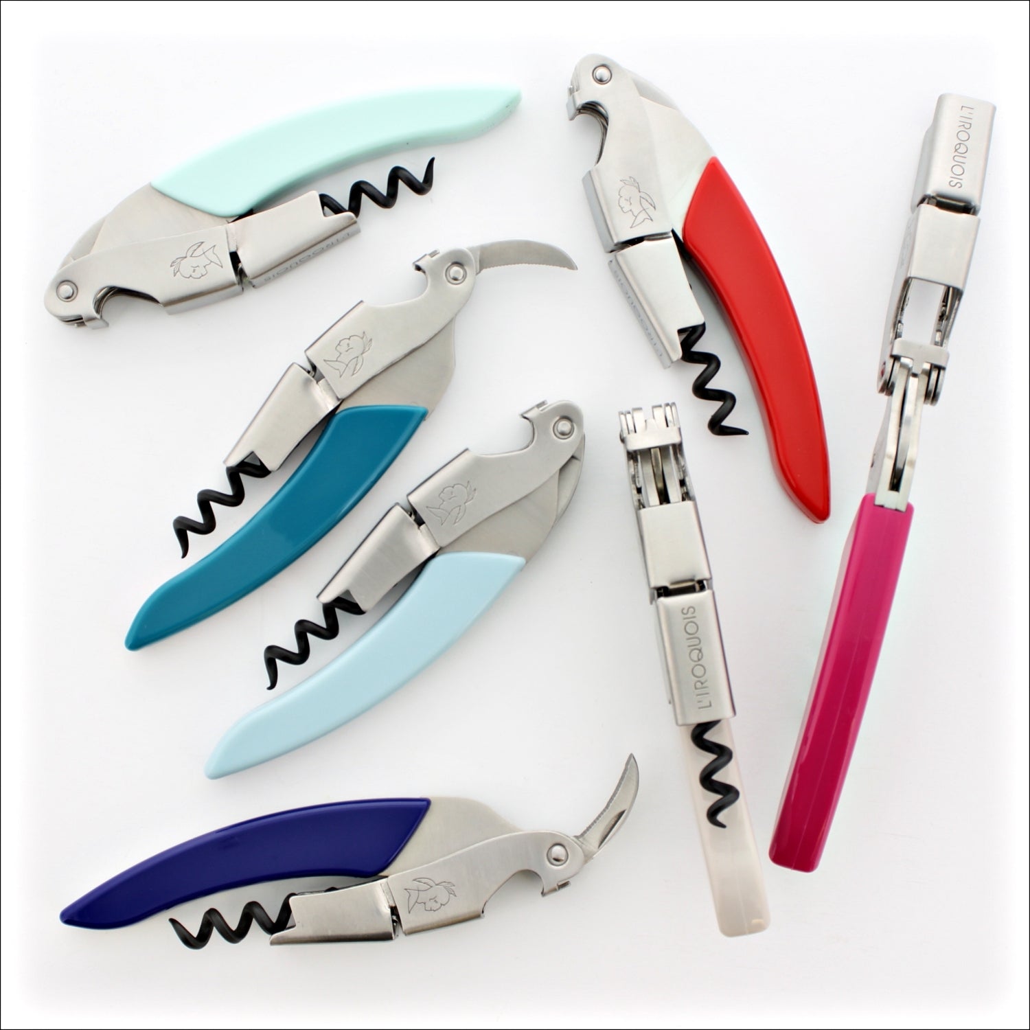 L'Iroquois Two-step Waiter's Corkscrew Color Handle