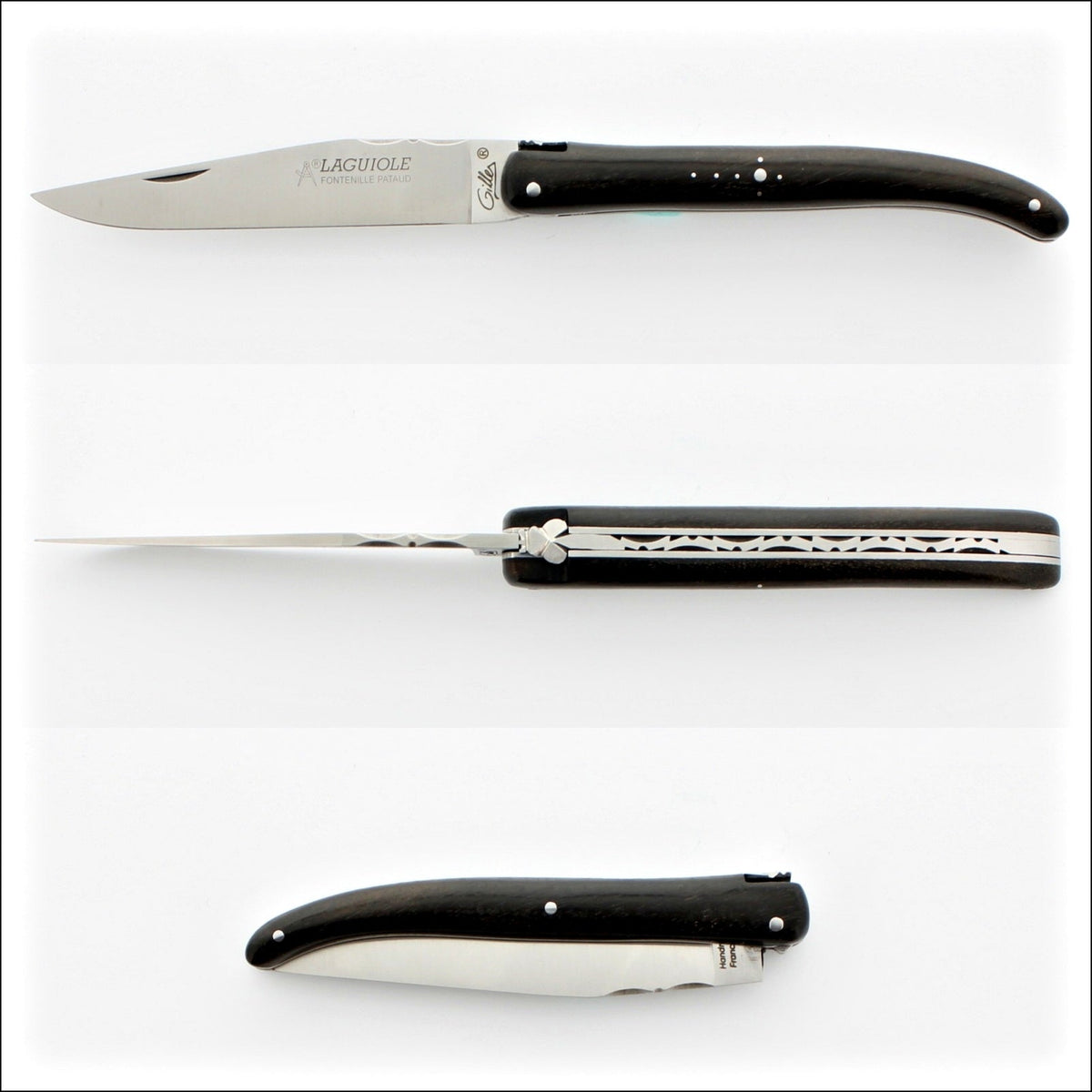 Laguiole Full Handle 11 cm Pocket Knife Ebony