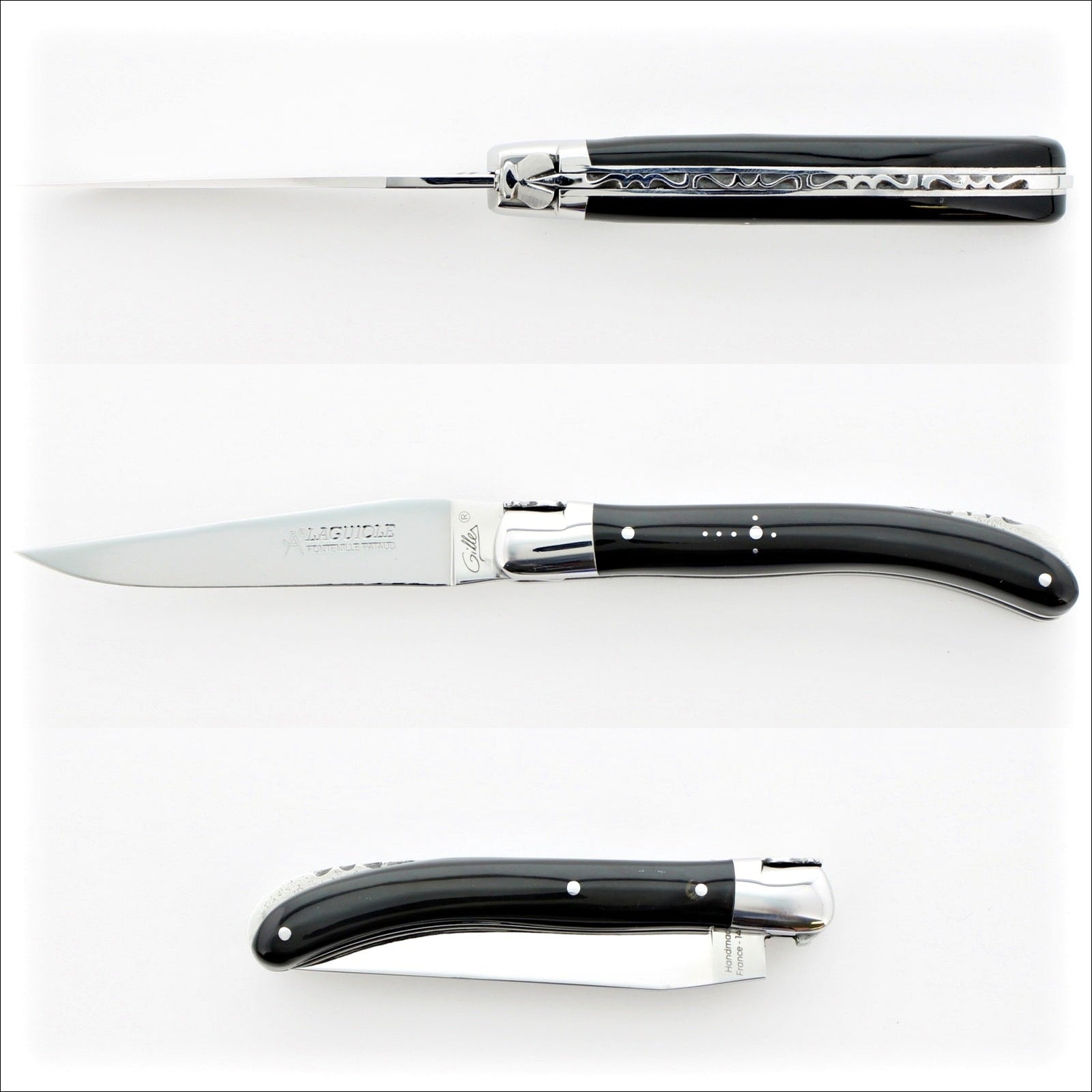 Laguiole Le Pocket Classic Dark Horn Tip Handle