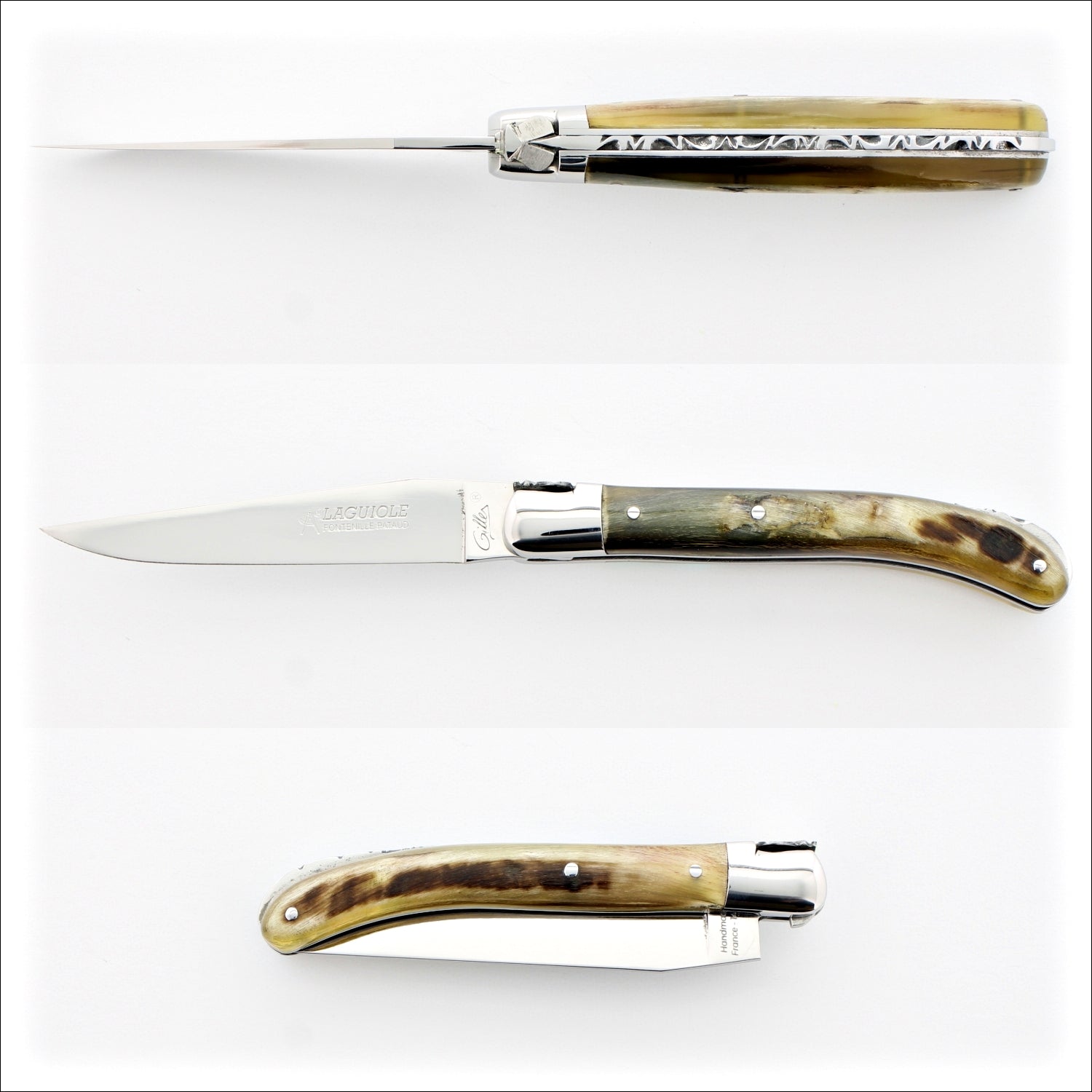 Laguiole Le Pocket Classic Dark Ram Horn Handle