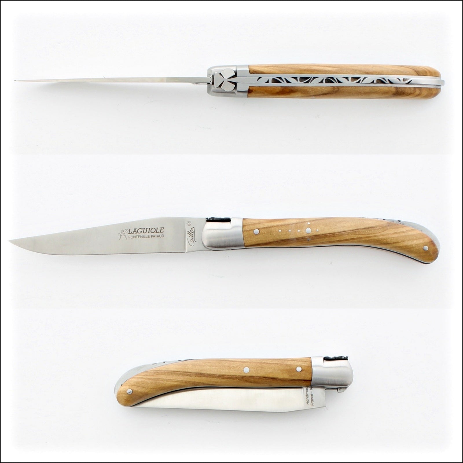 Laguiole Le Pocket Classic Olive Wood Handle - Laguiole Imports