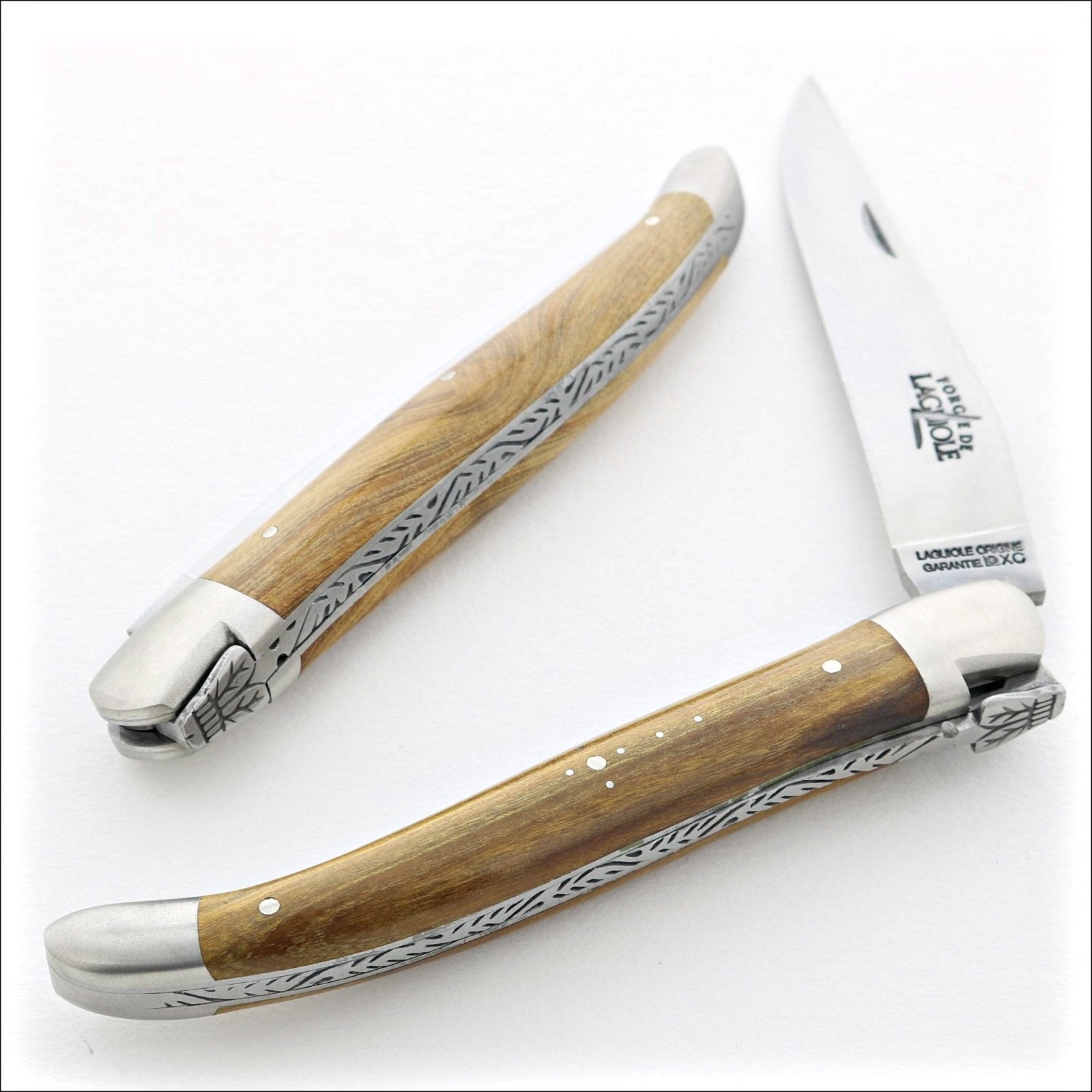 Laguiole Pocket Knife 12 cm Carbon Blade Pistachio