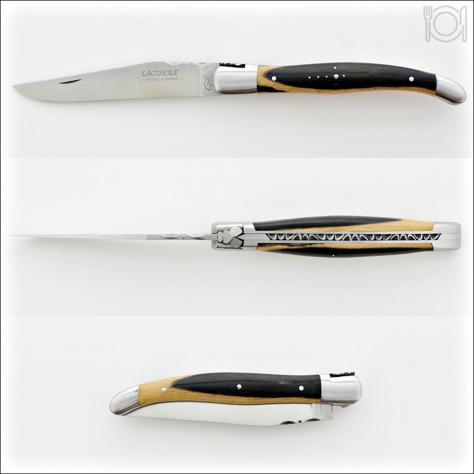 Laguiole Traditional 12 cm Knife Royal Ebony
