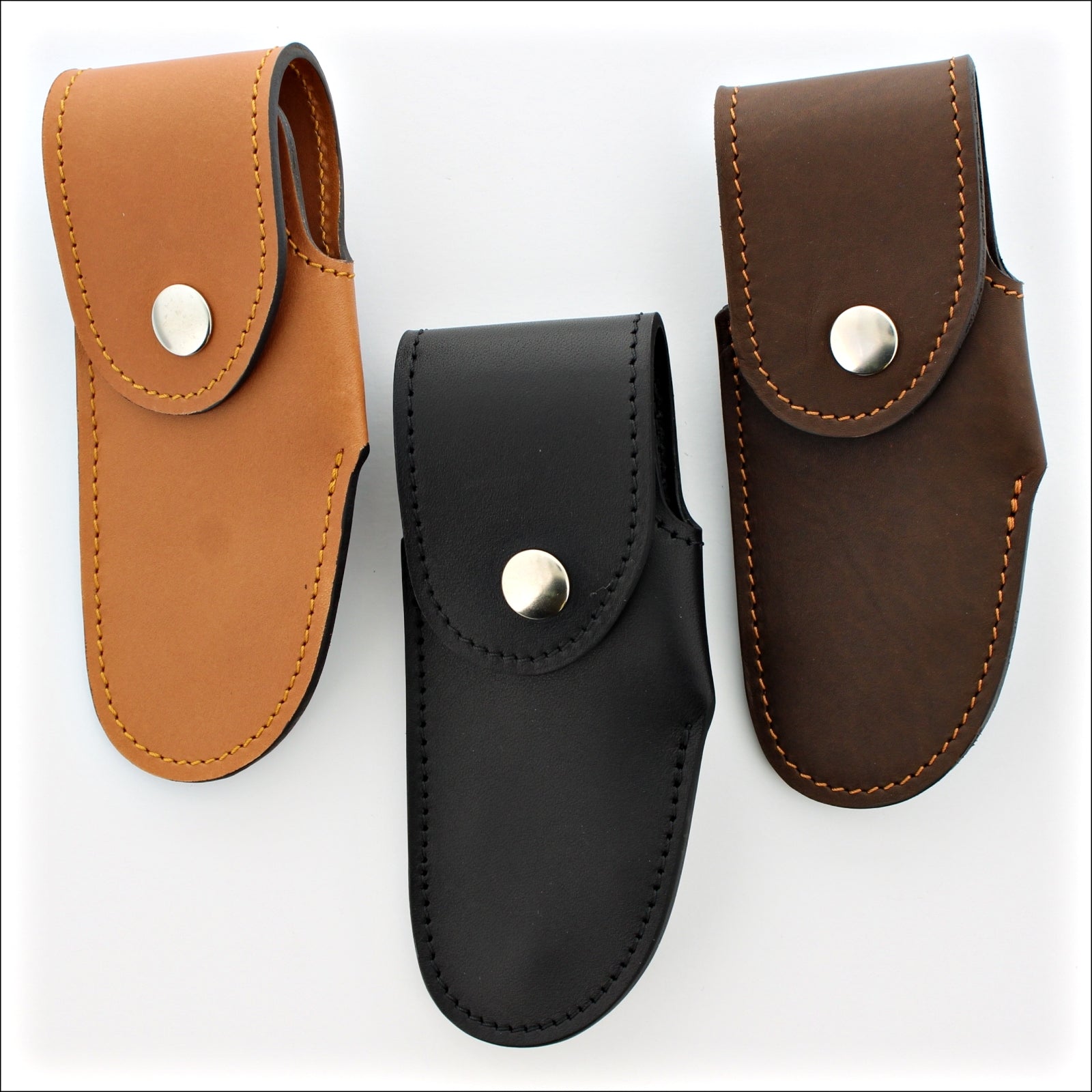 Le Montagnard Leather Sheath for 14 cm Pocket Knives