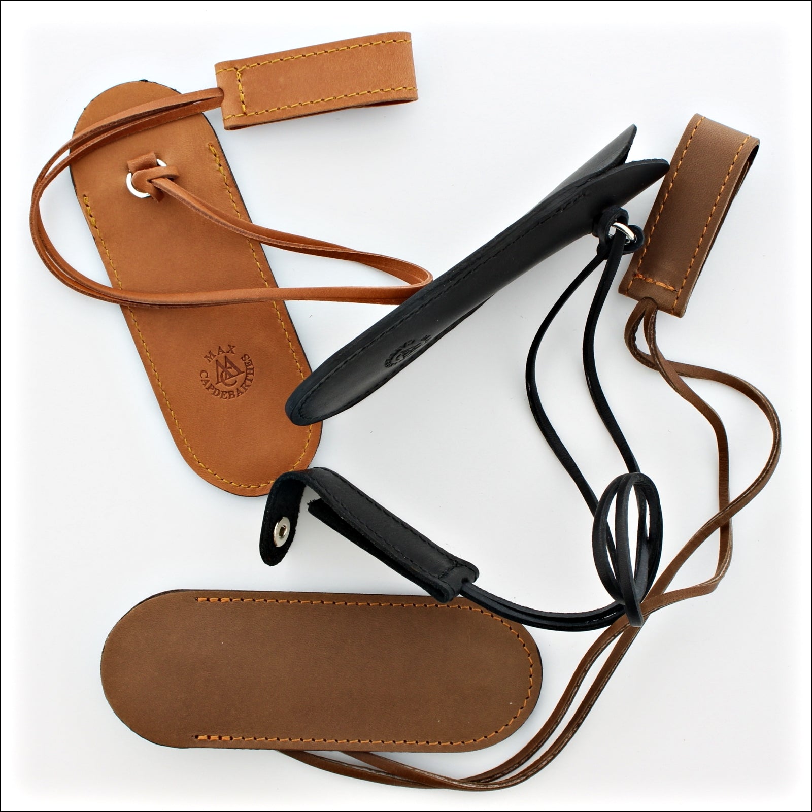 Le Poche avec Gousset Leather Knife Sheath for 11 & 12 cm Pocket Knives