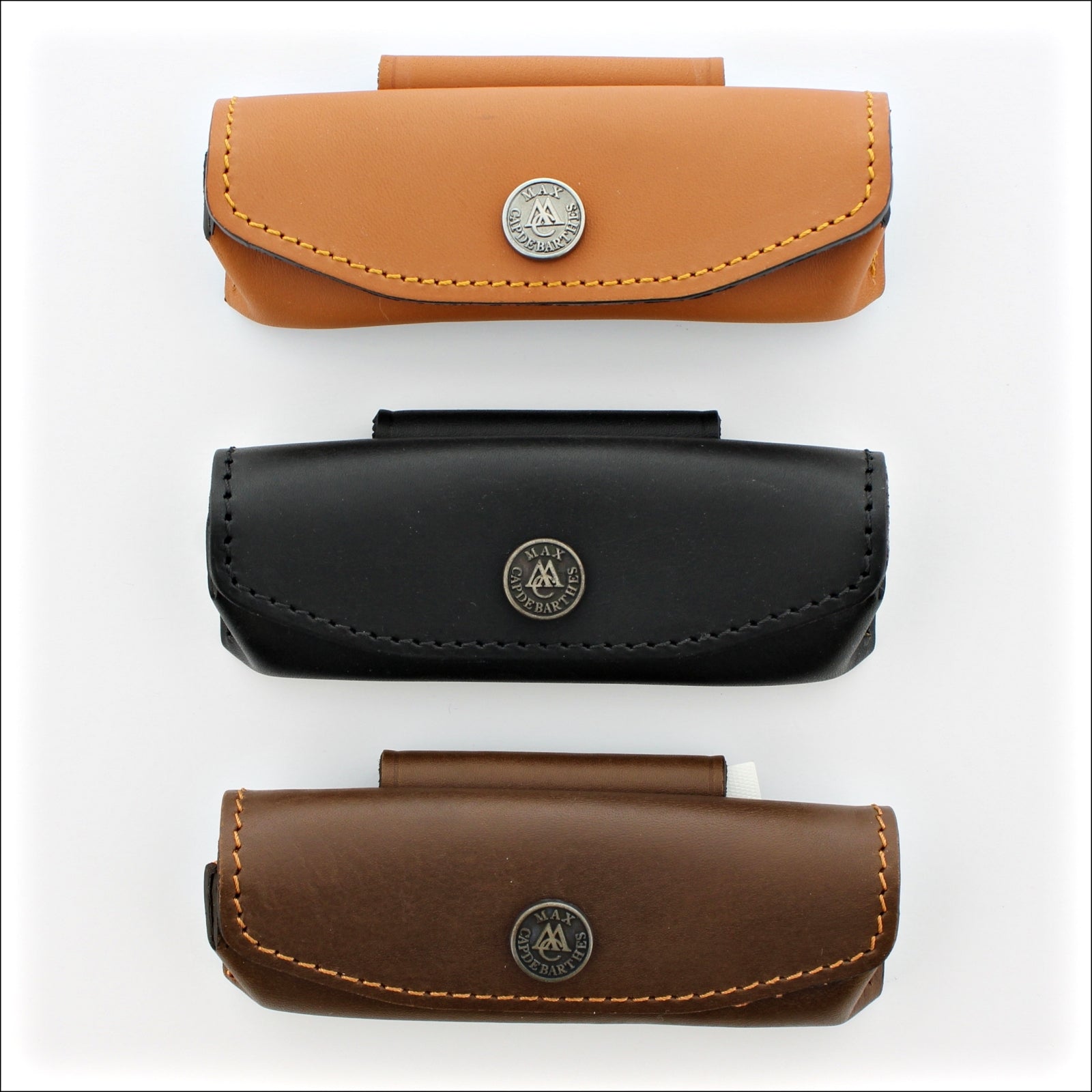 Le Provencal Leather Sheath for 10 to 13 cm Pocket Knives