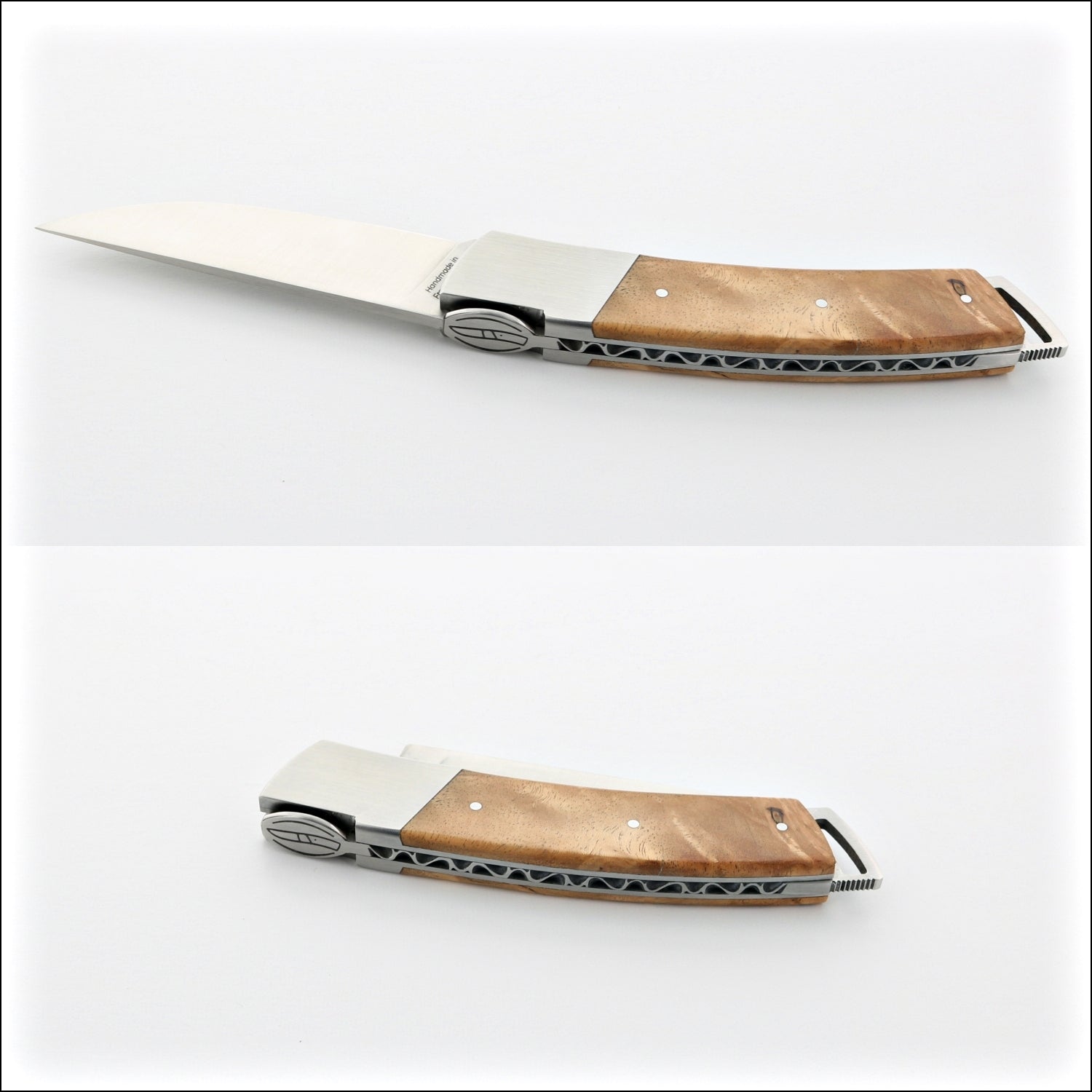 Le Thiers Gentleman 12 cm Pocket Knife Amboyna Burl