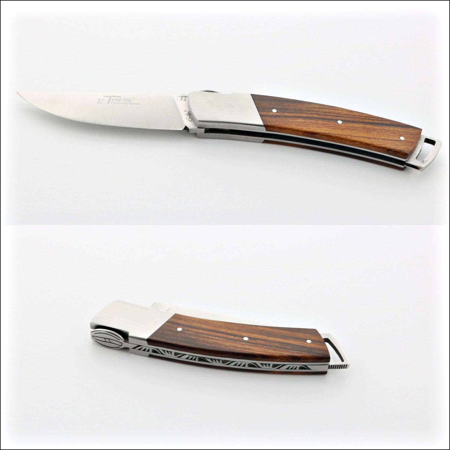 Le Thiers Gentleman 12 cm Pocket Knife Desert Ironwood