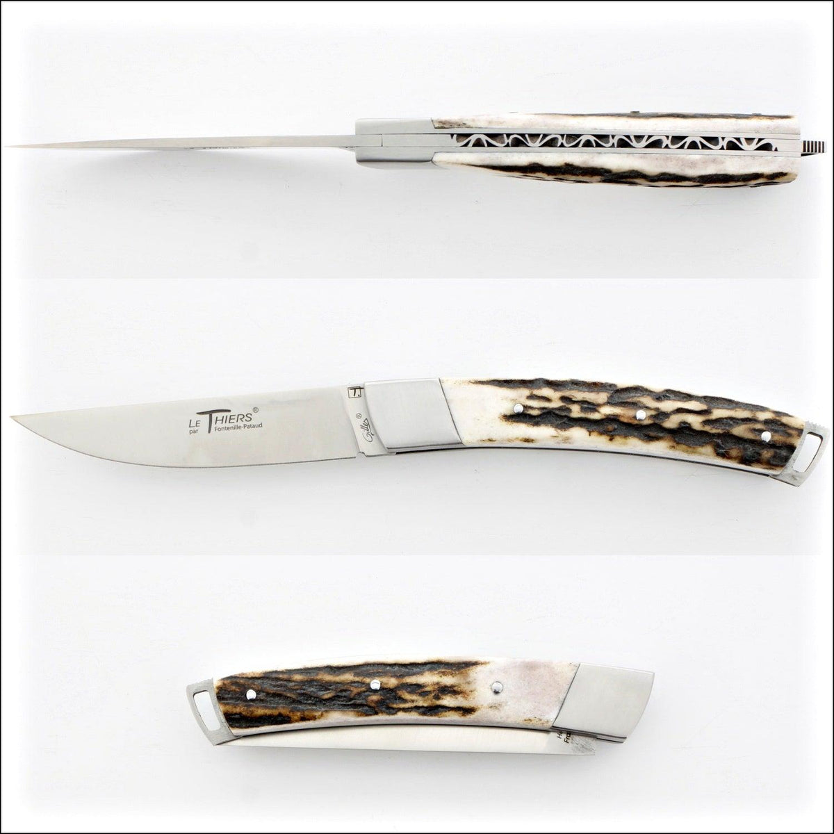 Le Thiers® Nature 11 cm Pocket Knife Deer Stag