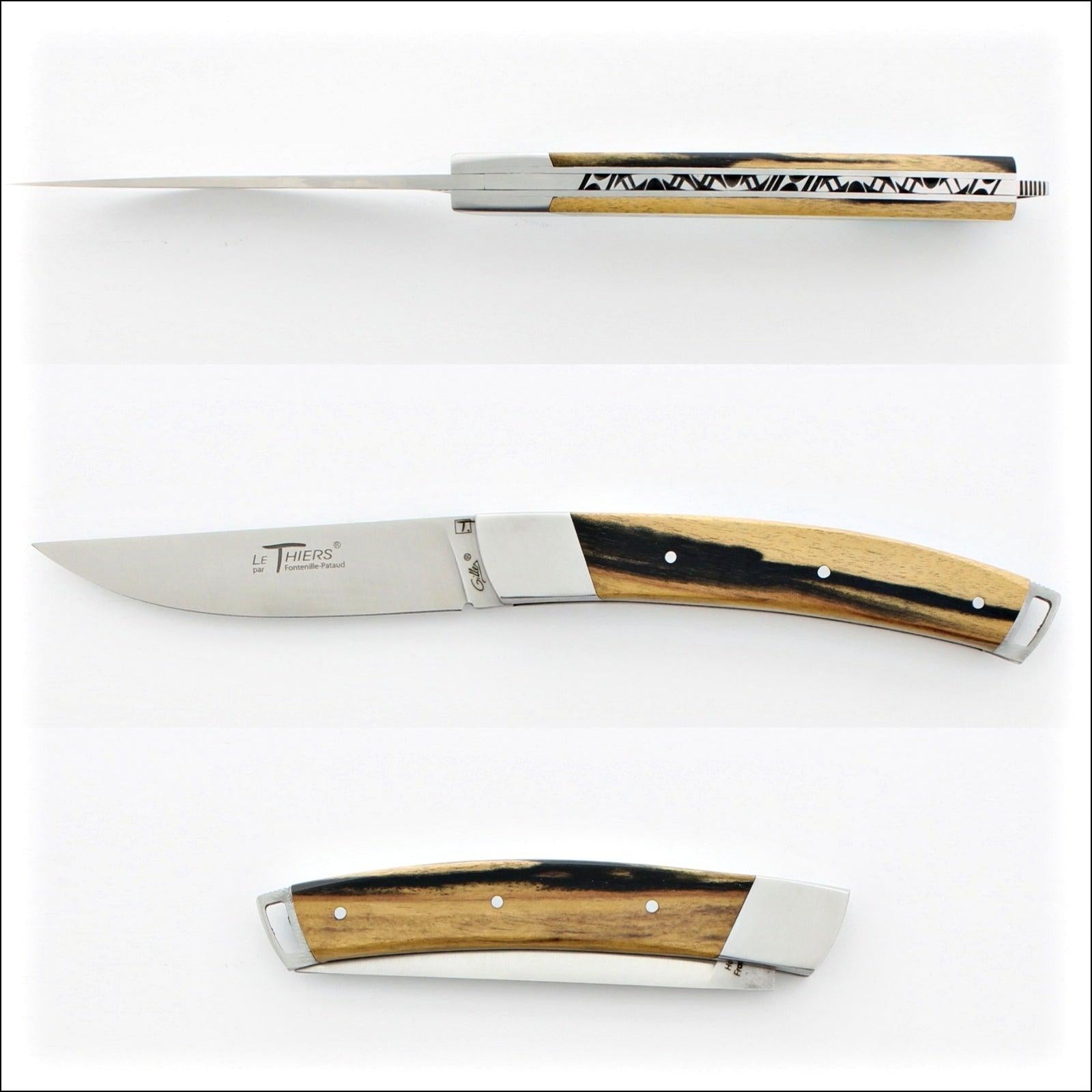 Le Thiers® Nature 11 cm Pocket Knife Royal Ebony