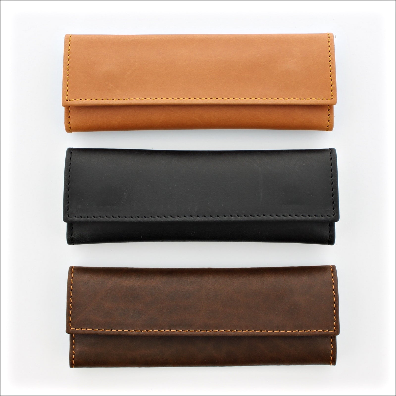 Lesparros Leather Sheath for 13 to 15 cm Pocket Knives