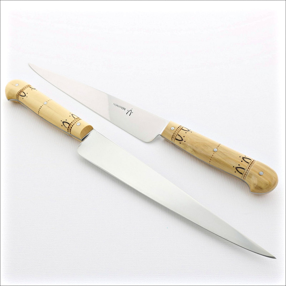 Nontron 8&quot; Carving Knife Boxwood Handle