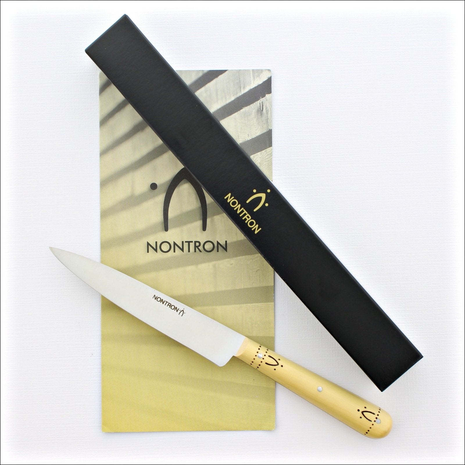 Nontron Paring Kitchen Knife N°12 Boxwood Handle