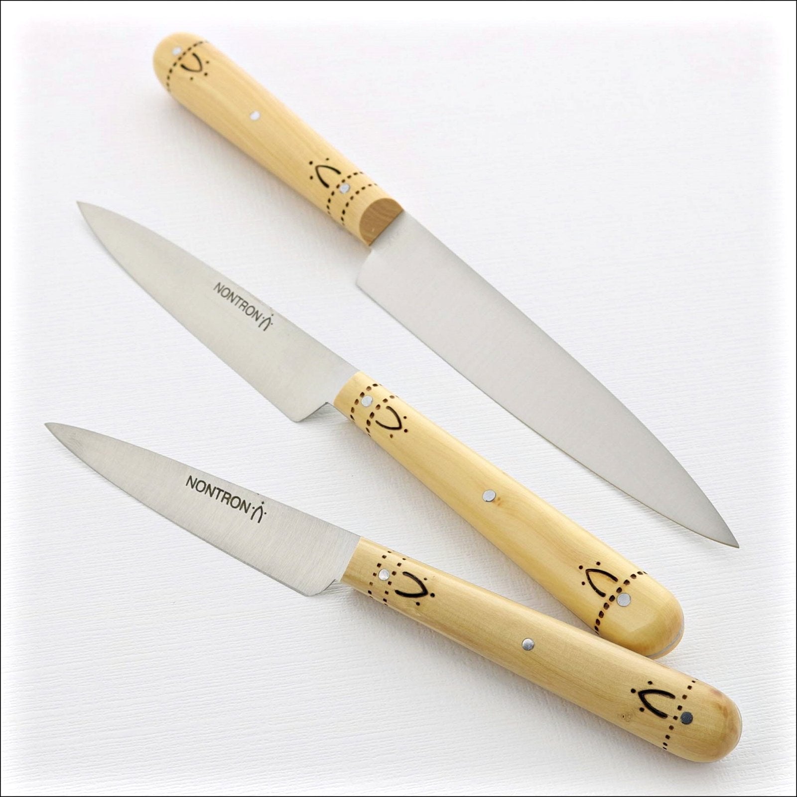 Nontron Paring Trio Kitchen Knives