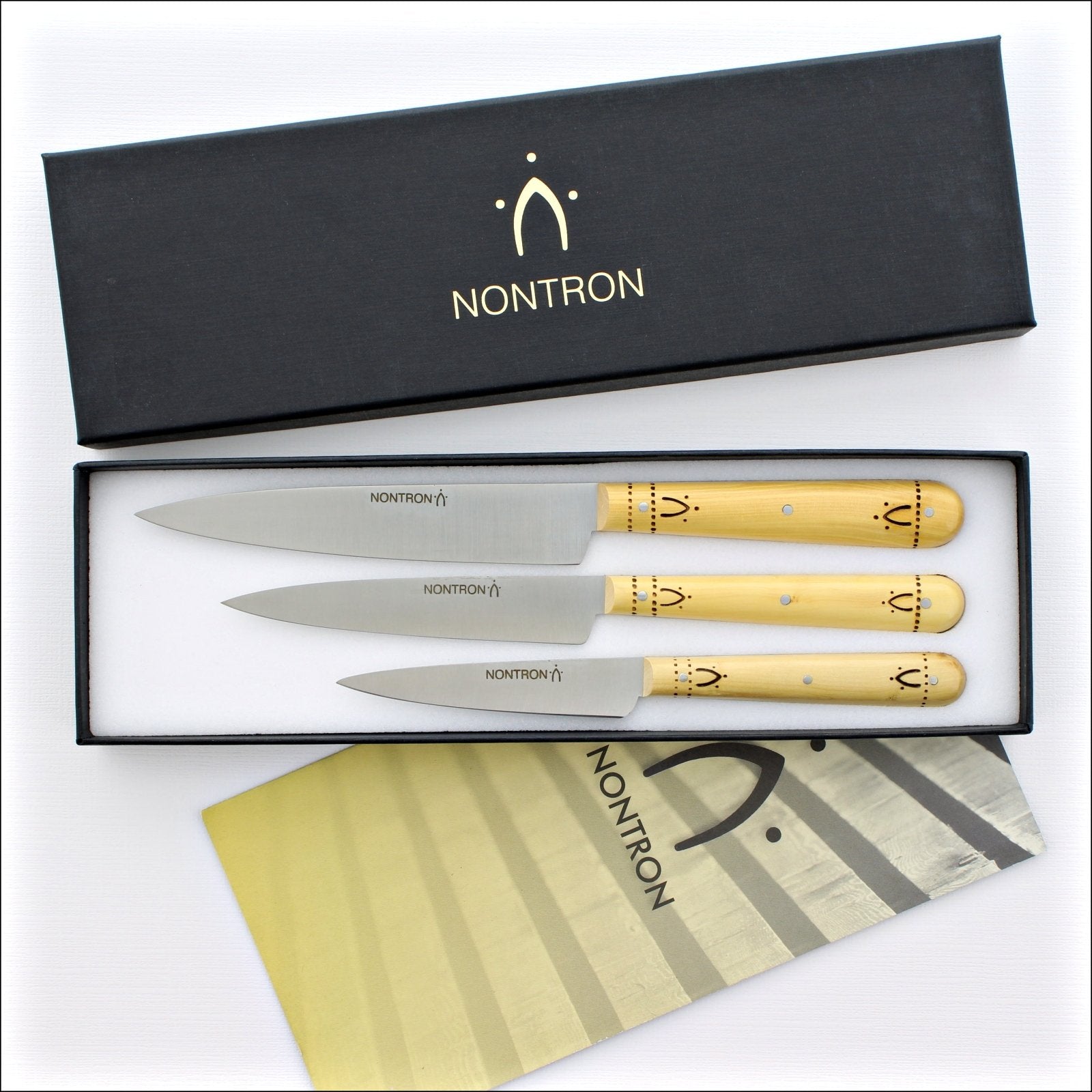 Nontron Paring Trio Kitchen Knives