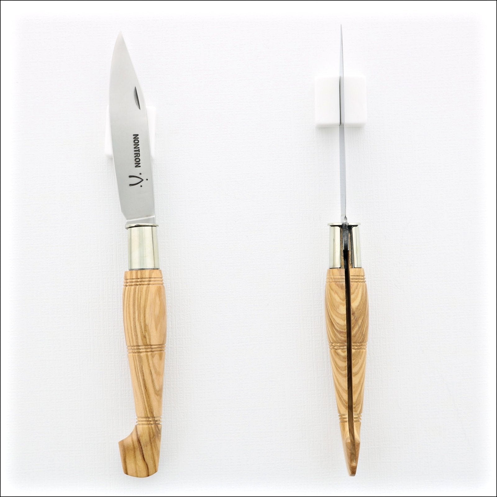 Nontron Pocket Knife No25 - Olivewood Clog Handle