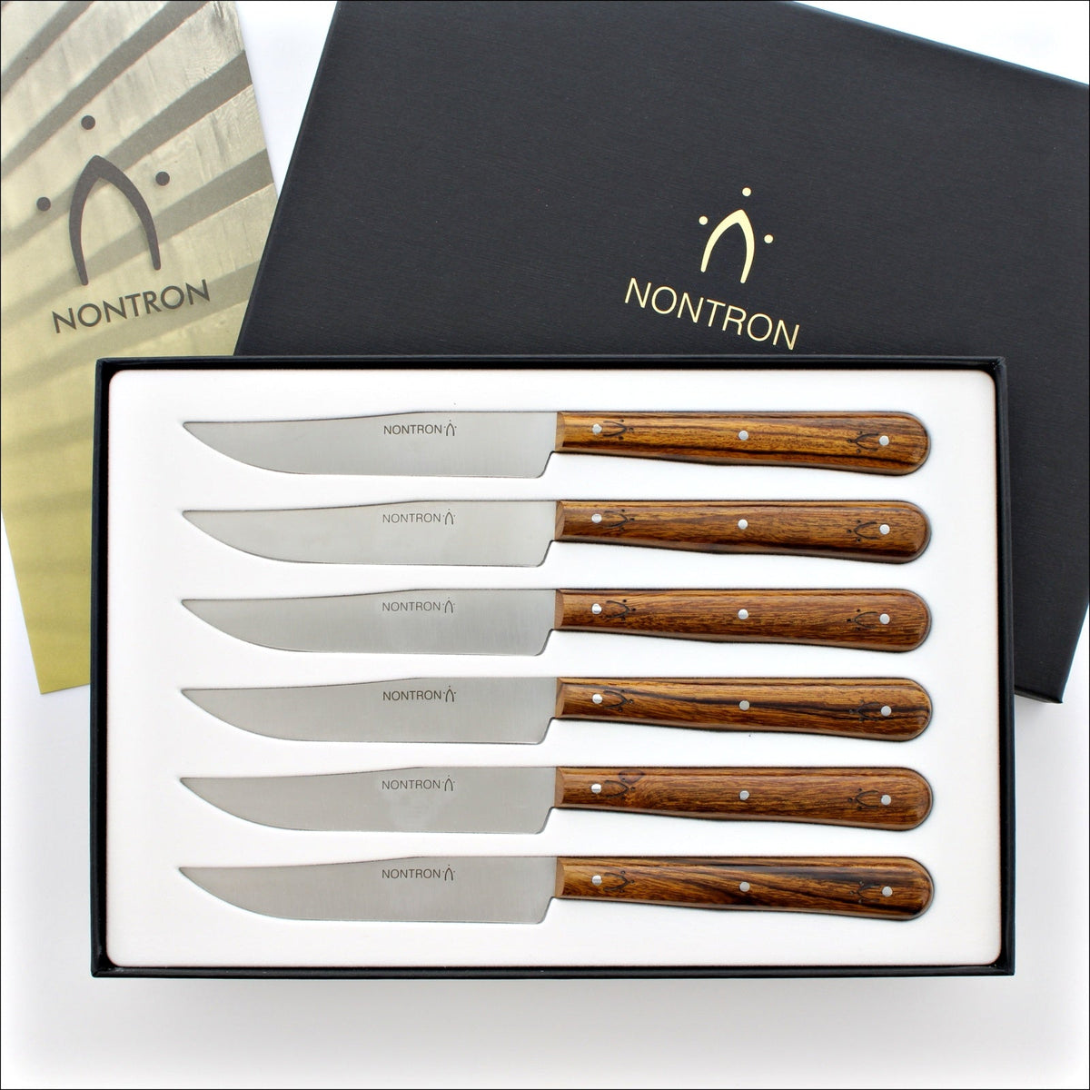 Nontron Steak Knives &amp; Flatware Sets Ironwood