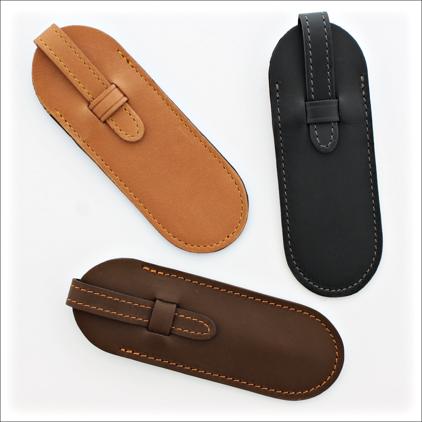 Poche avec Patte Leather Pocket Sheath for 11 & 12 cm Knives