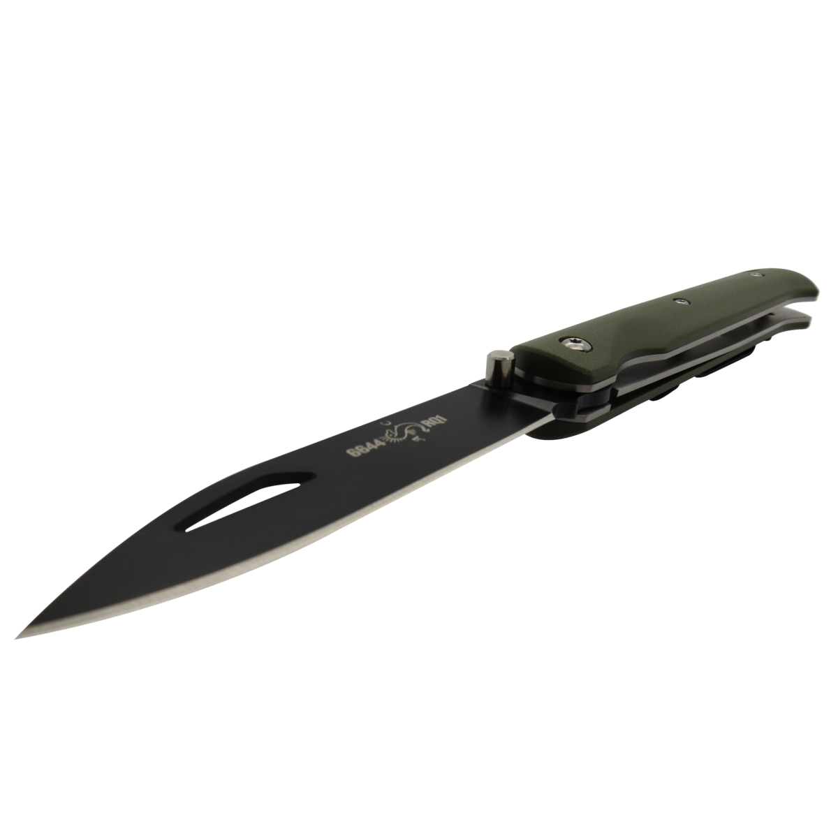 Raven&#39;s Beak Titanium Kaki Beige G10 Handle Linerlock Folding Knife-Linerlock