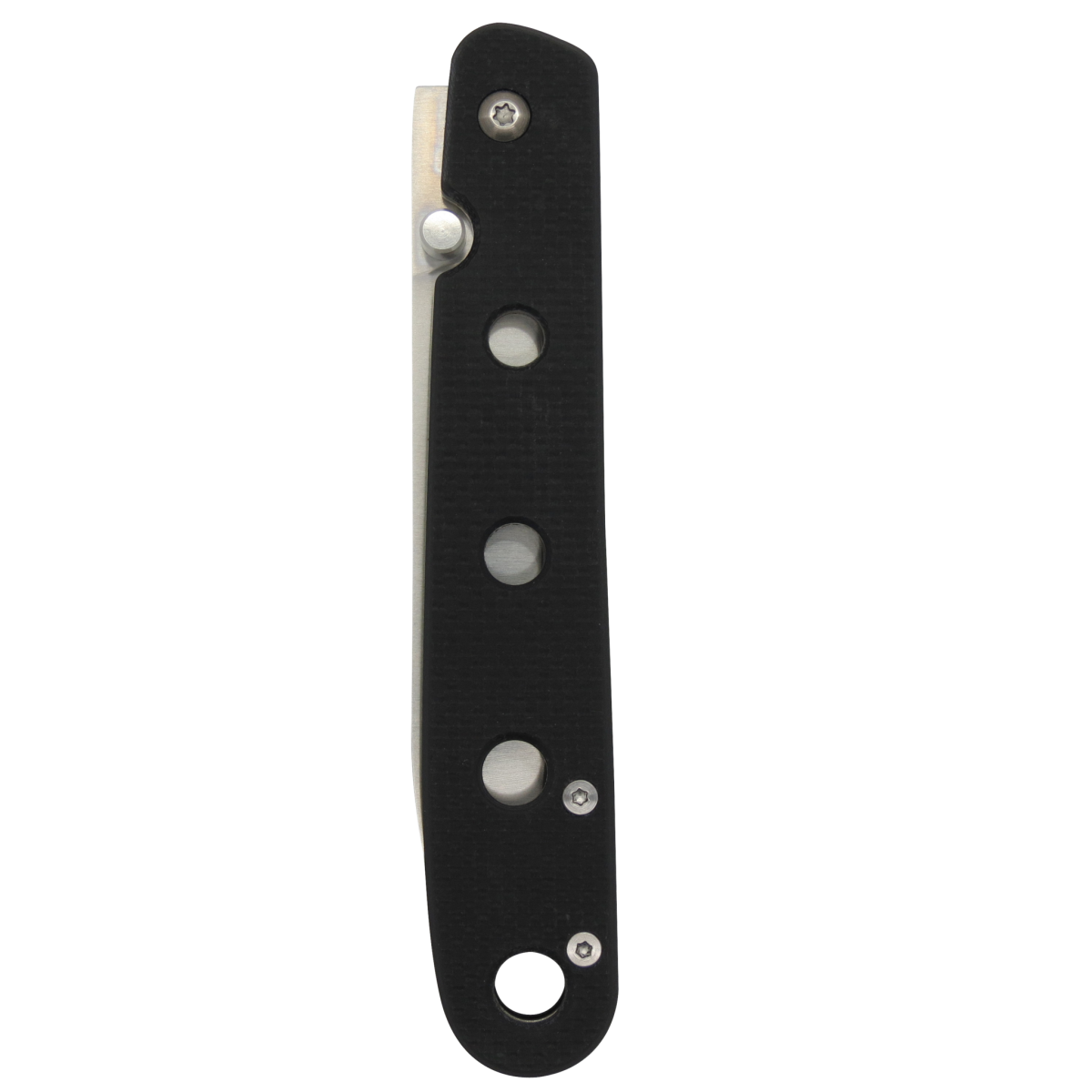 Rouennais Black G10 Handle Linerlock Folding Knife-Linerlock