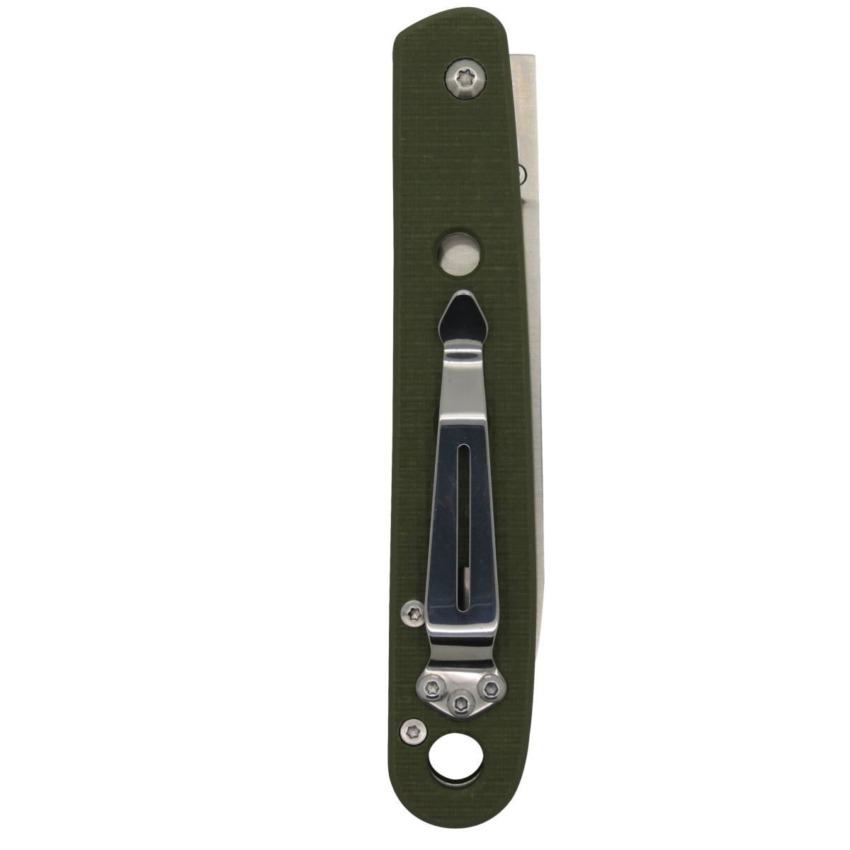 Rouennais Kaki G10 Handle Linerlock Folding Knife-Linerlock