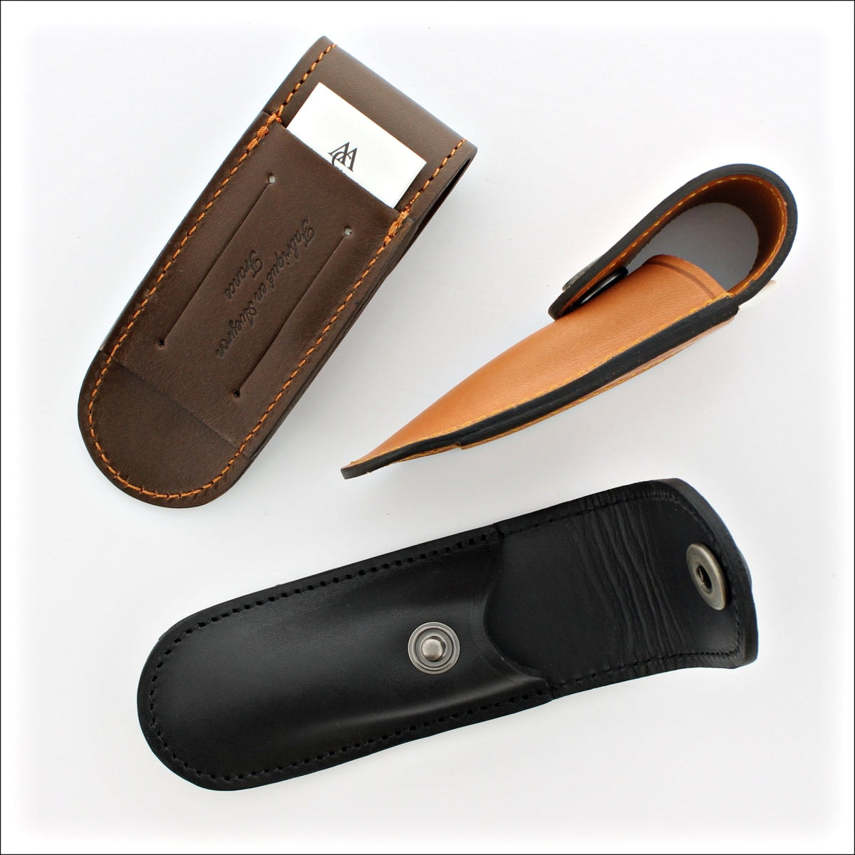 S100 Leather Sheath for 9 to 13 cm Knives
