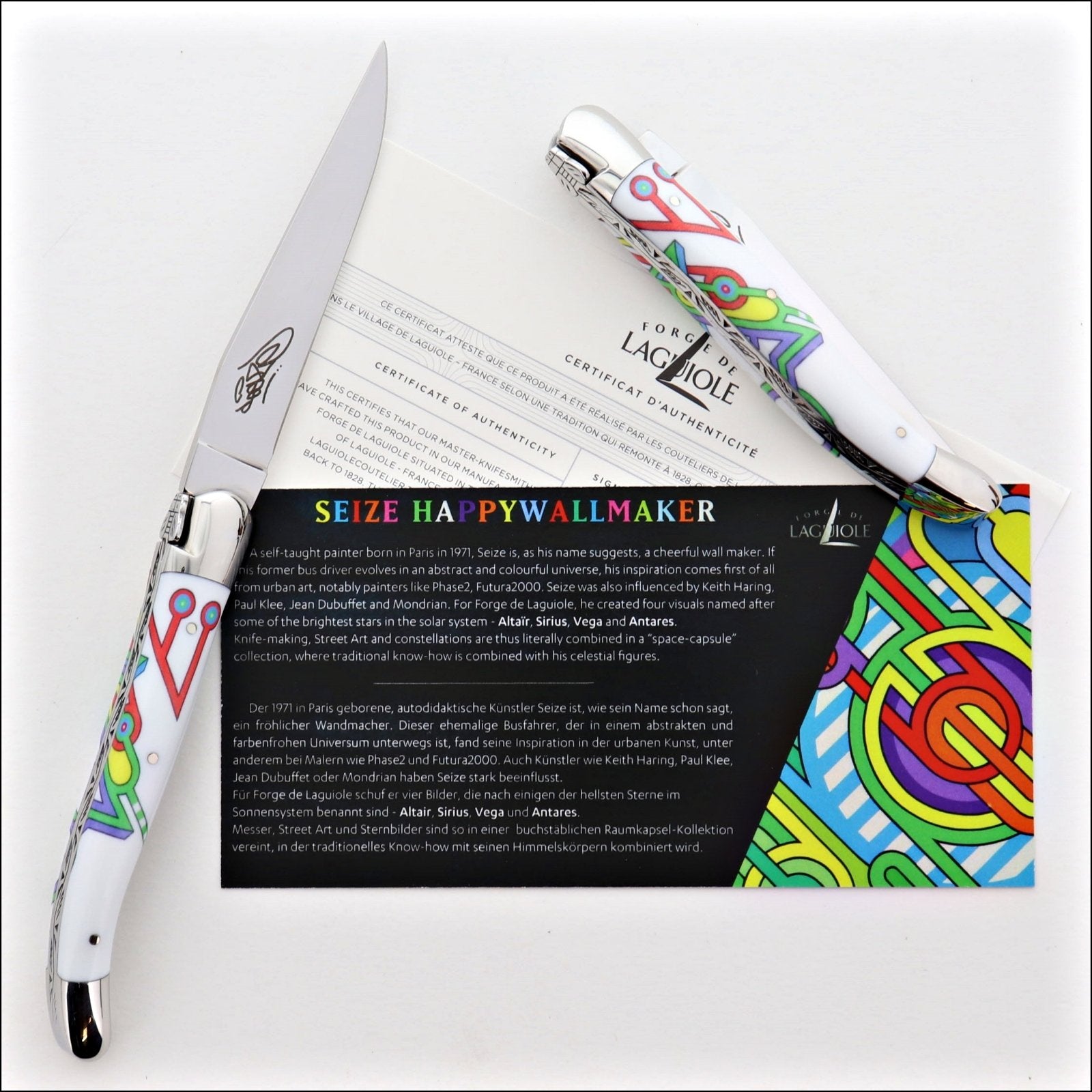 Seize folding knife – Sublimation Street Art “Altair”
