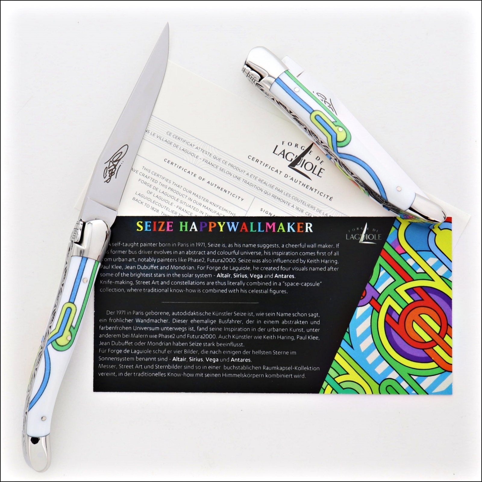 Seize folding knife – Sublimation Street Art “SIRIUS”