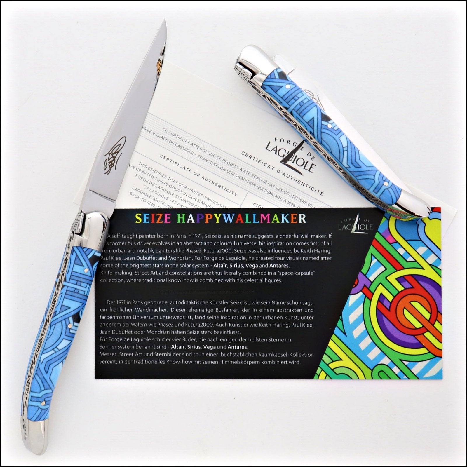 Seize folding knife – Sublimation Street Art “Vega”