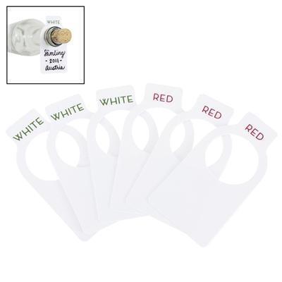WINETAGS, 50-PACK W/ ERASABLE PEN-