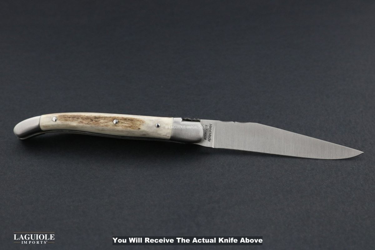 Classic Laguiole Knife 11cm Deer Stag Handle-POCKET KNIFE
