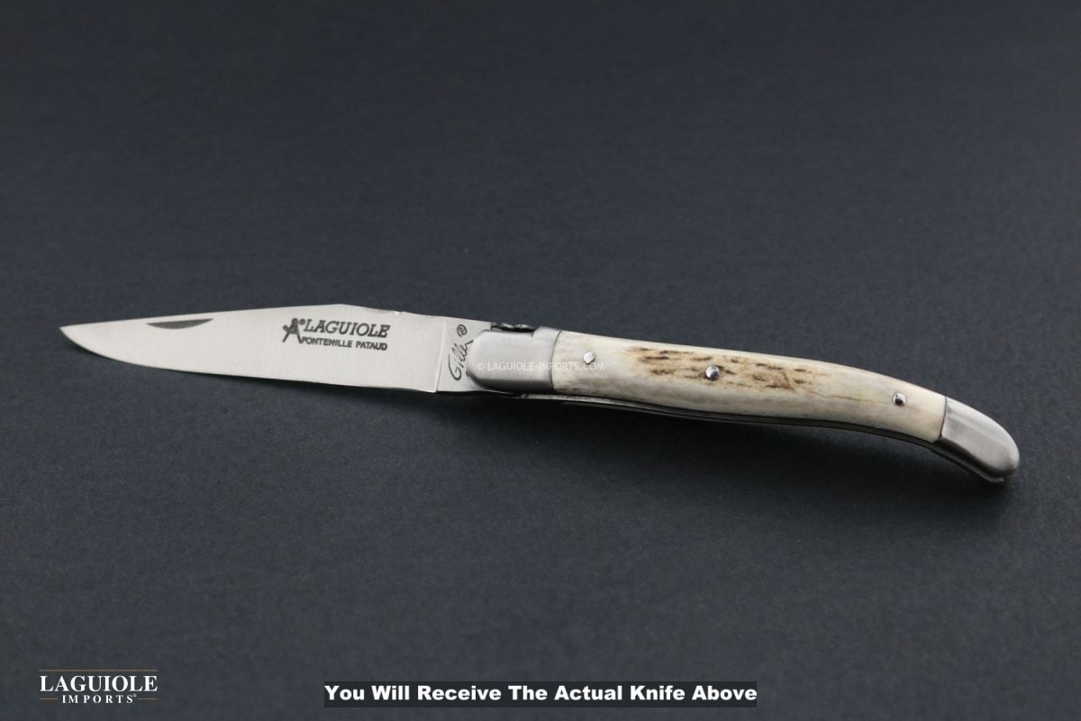 Classic Laguiole Knife 11cm Deer Stag Handle-POCKET KNIFE