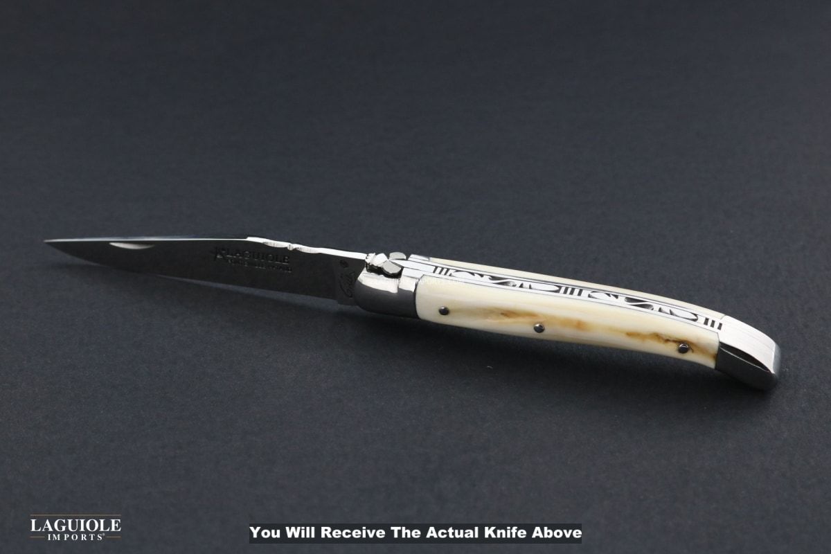Classic Laguiole Knife 11cm Warthog Handle-POCKET KNIFE