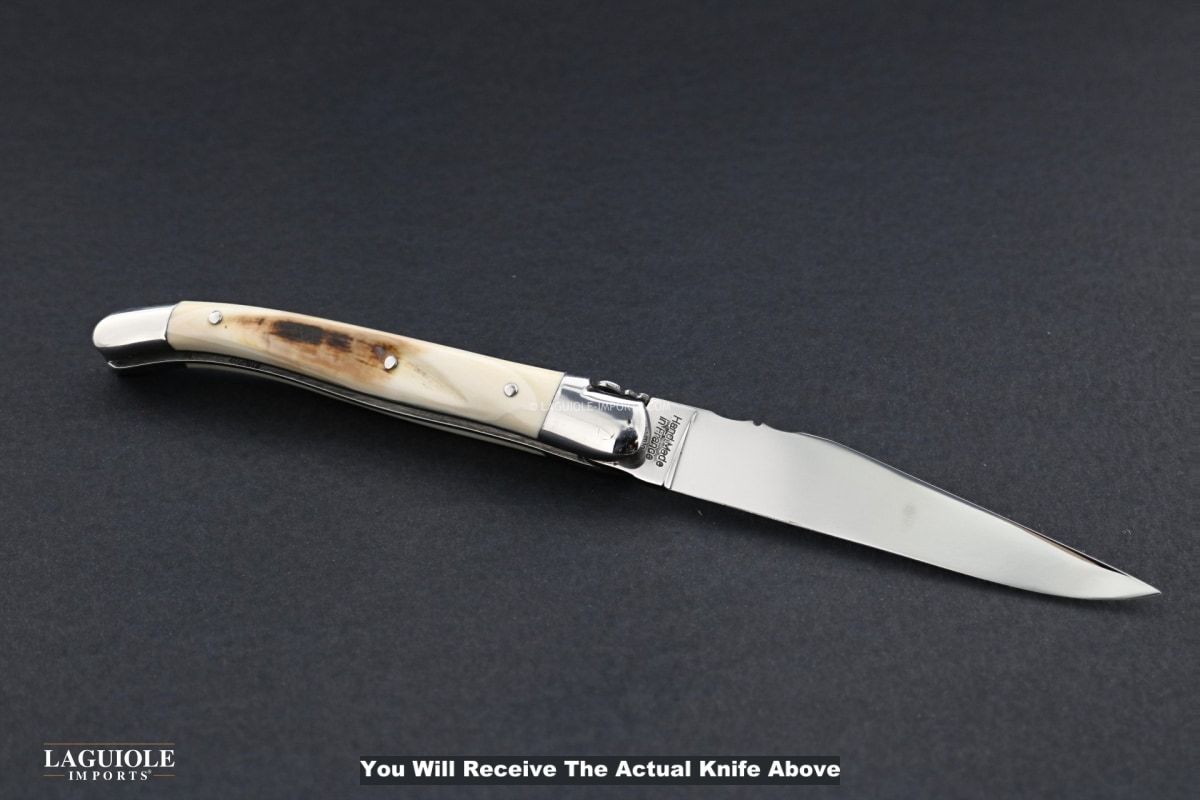 Classic Laguiole Knife 11cm Warthog Handle-POCKET KNIFE
