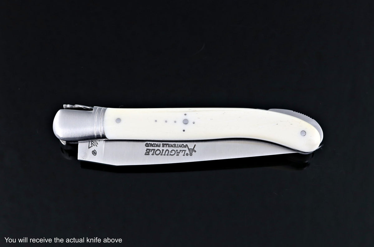 Laguiole Nature Classic Bone Handle Folding Knife #5-POCKET KNIFE