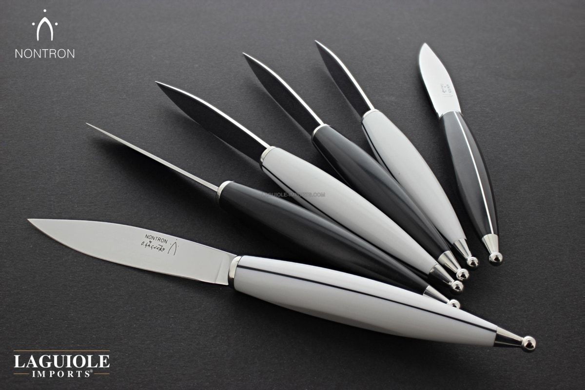 Olivier Gagnere Table Knives by Nontron - Set of 6 - Damier-Cutlery